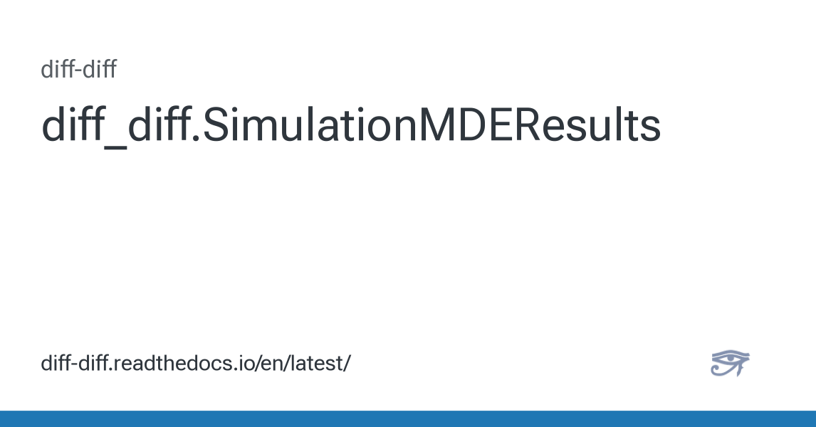 diff_diff.SimulationMDEResults — diff-diff: Difference-in-Differences ...